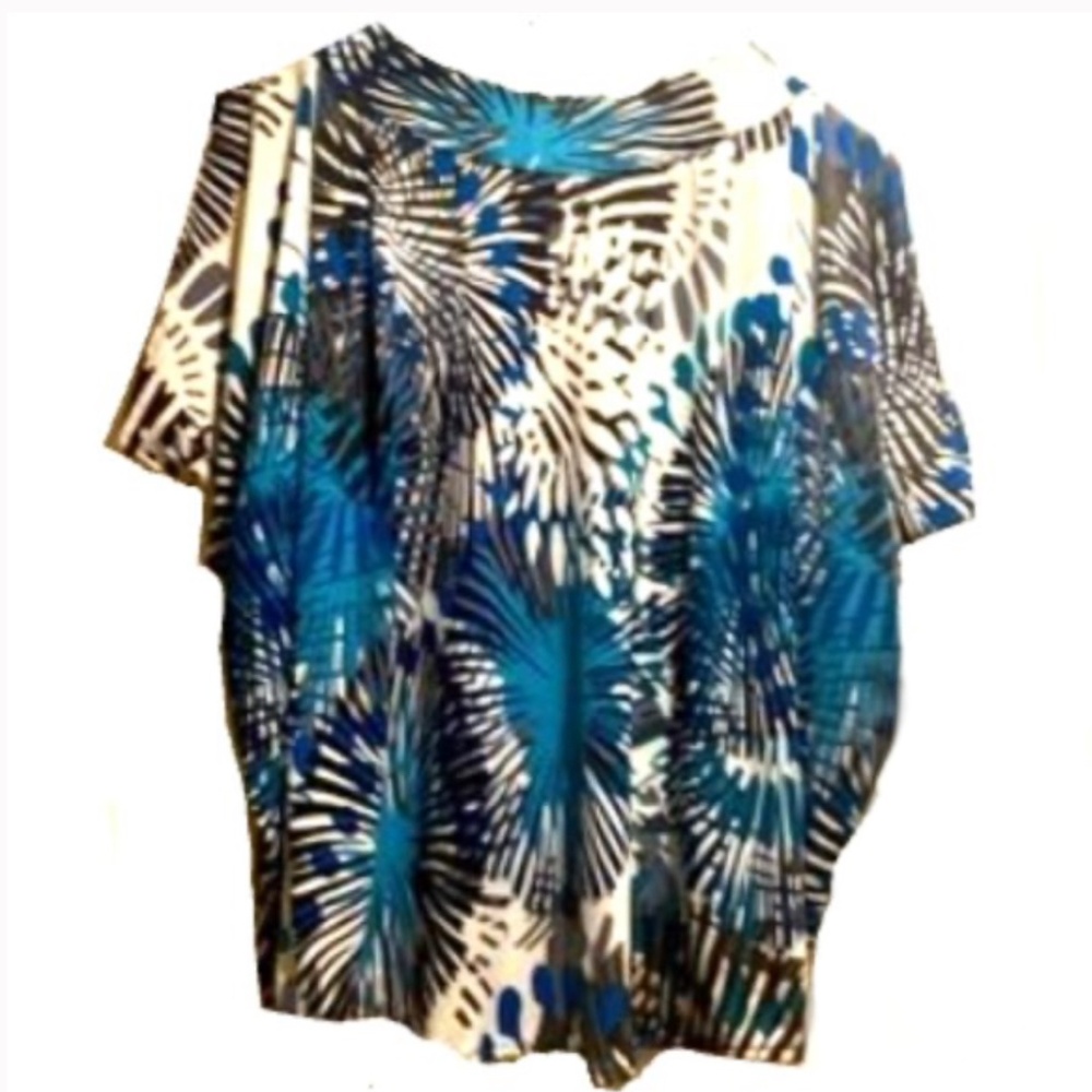 Brand New BCBGMaxAzria Flap Open Split Back Top
